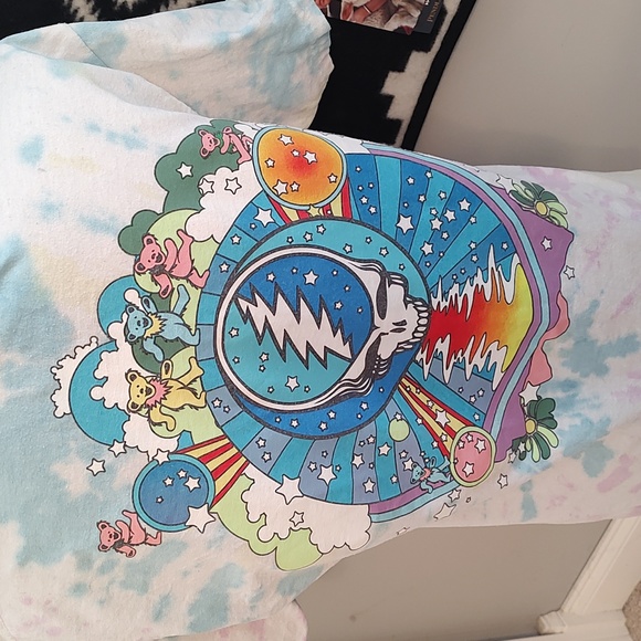 😎 GUC Ripple Junction Grateful Dead Tie Dye Short Sleeve T-shirt, Medium - Picture 7 of 7